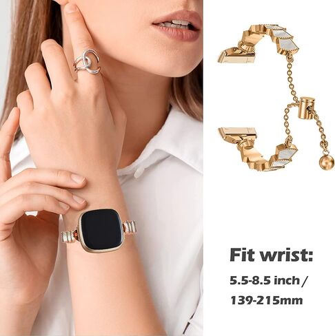 TUV PLNT Elegant Bands Compatible for Google Pixel Watch Bands Metal, Stainless Steel Metal Wristband Strap Band for Google Pixel Watch 2022 Women in Kuwait