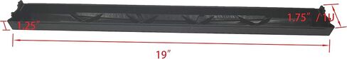 AEONS 1U Blank Rack Mount Panel 19-Inch Server Network Rack Enclosure Plastic Toolless Mounting Blanking Spacer Panel Black- 10 Pack in Kuwait