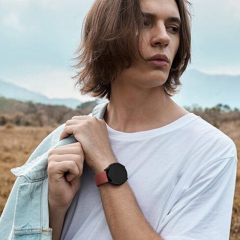 DaQin 10 أحزمة متوافقة مع ساعة Samsung Galaxy Watch 7/6/5/4 40 مم 44 مم/ساعة 6 كلاسيكية 43 مم 47 مم/ساعة 5 Pro 45 مم/ساعة 4 كلاسيكية/أكتيف 2، سوار معصم رياضي من السيليكون الناعم 20 مم للنساء والرجال in Kuwait