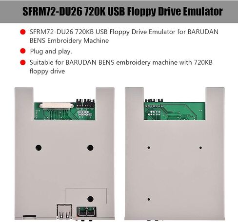 Wendry Floppy Drive Emulator, USB Floppy Drive Emulator Features High Security Data Protection for BARUDAN BENS Embroidery Machine in Saudi Arabia