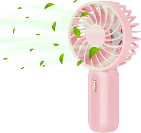 Handheld Fan, USB Rechargeable Personal Portable Fan with 3 Speeds, Super Mini Size (6.1 * 3.1 * 1.15cm) for Kids, Outdoors, Home, Office, School, Travel （Green） in Saudi Arabia