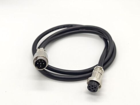 Elecbee GX16 Aviation Socket Connector Plug Cable 6 Pin Male/Female Head Aviation Plug Cable 1M Male/Female 6 Pin Aviation Socket GX16 Connector in Saudi Arabia
