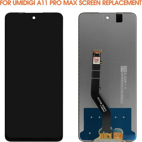 شاشة بديلة لشاشة UMIDIGI A11 Pro Max لشاشة UMI A11 Pro Max LCD Bison 2 أجزاء إصلاح مجموعة التحويل الرقمي التي تعمل باللمس (أسود) in Saudi Arabia