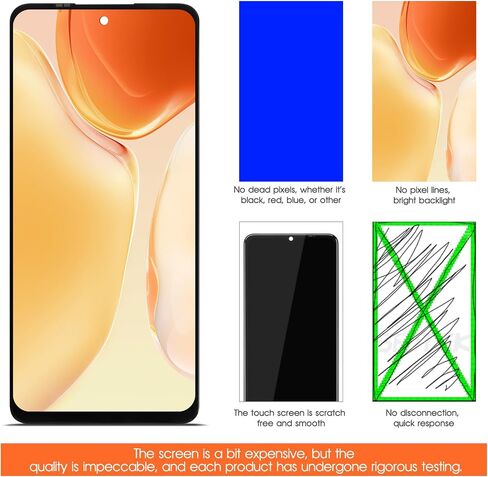 شاشة بديلة لشاشة UMIDIGI A11 Pro Max لشاشة UMI A11 Pro Max LCD Bison 2 أجزاء إصلاح مجموعة التحويل الرقمي التي تعمل باللمس (أسود) in Saudi Arabia