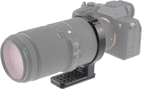 حامل دعم حلقي لطوق العدسة متوافق مع Sigma 100-400mm f/5-6.3 DG DN OS (E/L Mount وSigma 105mm f/1.4 DG HSM Art Lens، مدمج مع لوحة من النوع Arca Swiss in Kuwait