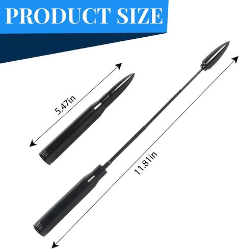 zipelo Short Antenna, 5.5 Inch Car Antenna Heavy Duty Replacement, Universal Car Accessories Exterior, Auto Radio AM/FM Reception Retractable Antenna Compatible with Most Trucks, Pickup, SUV in Saudi Arabia