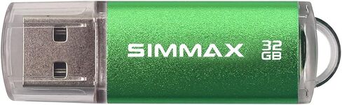 محرك فلاش SIMMAX 2 حزمة 64 جيجابايت USB 2.0 محركات أقراص فلاش محرك الإبهام محرك أقراص القلم مع مؤشر LED (أحمر أرجواني) in Kuwait