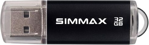 محرك فلاش SIMMAX 2 حزمة 64 جيجابايت USB 2.0 محركات أقراص فلاش محرك الإبهام محرك أقراص القلم مع مؤشر LED (أحمر أرجواني) in Kuwait