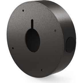 ENS Custom Drilling Junction Box for Security Cameras - Aluminum Enclosure - Dome/Turret/Bullet/Fisheye Cameras Base, 2 Side and 1 Bottom 3/4" Holes - Dark, 3.5" Diameter, 4 Pack in Saudi Arabia