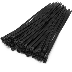 XINGO 12 Garden Green Zip Ties Heavy Duty 100 Pack, 120 LBS Tensile Strength, Premium Nylon Cable Wire Ties, Self-locking Plastic Ties for Indoor and Outdoor Use in Saudi Arabia