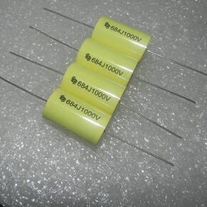 1000V684J 1000v0.68UF 1kv محوري غير حثي امتصاص الفيلم مكثف الصوت 1 قطعة in Kuwait
