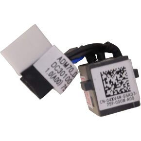 اندجليم كيبل مقبس طاقة بديل للابتوب ديل لاتيتيود E5470 سلسلة نوت بوك DC30100VA00 DC30100VB00 4XV4N 04XV4N in Kuwait