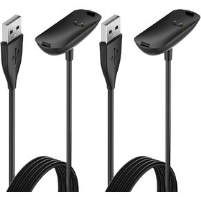 كابل شاحن Hianjoo مكون من قطعتين متوافق مع Fit bit Ace 3/ Inspire 2 (ليس من أجل Inspire/Inspire HR)، محول كابل شحن USB بديل بطول 100 سم متوافق مع Ace 3/ Inspire 2 Smartwatch in Kuwait