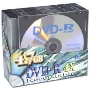 KHypermedia K50-S4.7-10-4X 4.7GB Write-Once Recordable DVD-R Disc in Saudi Arabia