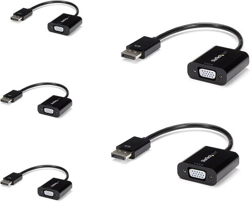 محول StarTech Active DisplayPort إلى VGA، 1080p60، DP1.2 Dongle (DP2VGA3) in Kuwait