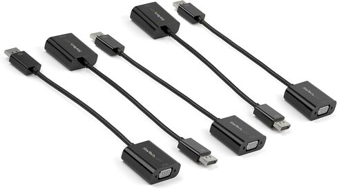 محول StarTech Active DisplayPort إلى VGA، 1080p60، DP1.2 Dongle (DP2VGA3) in Kuwait
