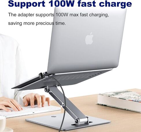 ارمي محول USB C على شكل حرف U (عبوتان)، موسع بزاوية 180 درجة من النوع C ذكر الى انثى يدعم نقل البيانات 40Gbps وشحن سريع 100 واط لجهاز سويتش وماك بوك برو واير واللابتوب والتابلت والموبايلات in Kuwait