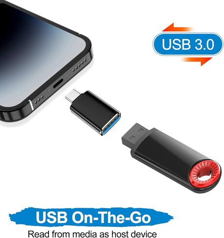 موزوتر [غلاف من الالومنيوم] محول USB C ذكر الى USB انثى ومحول USB ذكر الى USB C انثى يدعم الشحن السريع ونقل البيانات in Kuwait