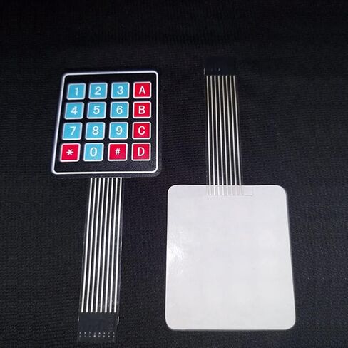 SazkJere 8 قطعة 4x4 لوحة المفاتيح 16 مفتاح مصفوفة غشاء التبديل 8pin لوحة المفاتيح لاردوينو متحكم in Kuwait