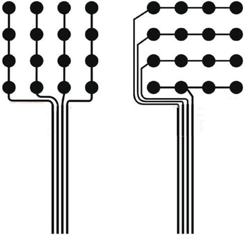 SazkJere 8 قطعة 4x4 لوحة المفاتيح 16 مفتاح مصفوفة غشاء التبديل 8pin لوحة المفاتيح لاردوينو متحكم in Kuwait