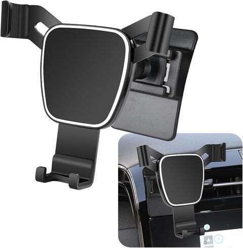 LUNQIN Car Phone Holder for Hyundai Tucson 2022-2023，Hyundai Santa Cruz 2022-2023 Auto Accessories Navigation Bracket Interior Decoration Mobile Cell Phone Mount case in Saudi Arabia