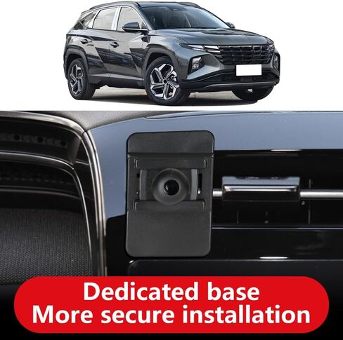LUNQIN Car Phone Holder for Hyundai Tucson 2022-2023，Hyundai Santa Cruz 2022-2023 Auto Accessories Navigation Bracket Interior Decoration Mobile Cell Phone Mount case in Saudi Arabia