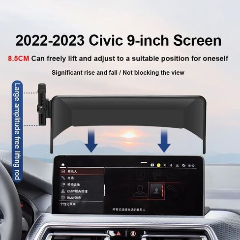Car Phone Holder for Honda Civic 2016-2021, Black, fits iPhone and All Smartphones in Saudi Arabia