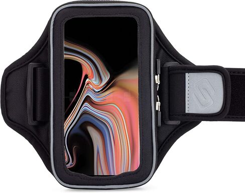 حزام ذراع الجري Sporteer Velocity V8 - iPhone 14 Pro Max، 13 Pro Max، 12/11 Pro Max، Xs Max، XR، 8 Plus، Galaxy S22 Plus، S21+، S22، S21، S10 Plus، Pixel، والعديد من الهواتف المحمولة الأخرى - يناسب الحالات in Kuwait