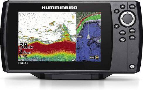 Humminbird 410950-1NAV HELIX 7 CHIRP MSI (تصوير جانبي ميجا) GPS G3 NAV Fish Finder in Saudi Arabia