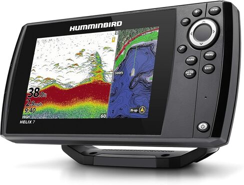 Humminbird 410950-1NAV HELIX 7 CHIRP MSI (تصوير جانبي ميجا) GPS G3 NAV Fish Finder in Saudi Arabia