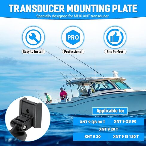 XNT Transducer Bracket, Transducer Mounting Plate for MHX XNT Model Transducers, 7400931 Transom Mounting Hardware Kit for MHX XNT Transducer Mount in Kuwait