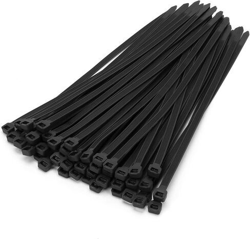 XINGO 12 Garden Green Zip Ties Heavy Duty 100 Pack, 120 LBS Tensile Strength, Premium Nylon Cable Wire Ties, Self-locking Plastic Ties for Indoor and Outdoor Use in Kuwait