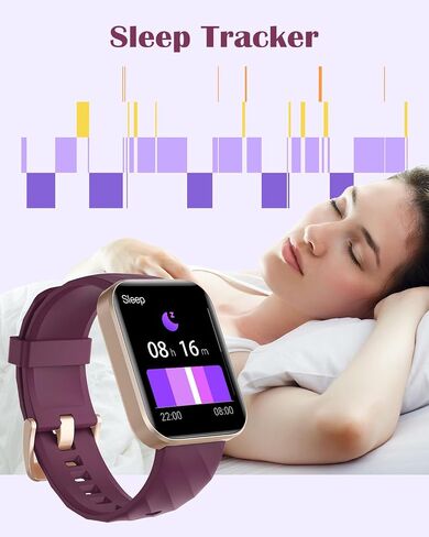 RUIMEN Smart Watches for Men Women, Bluetooth Calls, Fitness Tracker Black | for iPhone/Android Phones, 1.85" HD, Heart Rate Monitor Sleep Tracker, Step Calories Counter, 100+ Sports Types, Waterproof in Kuwait