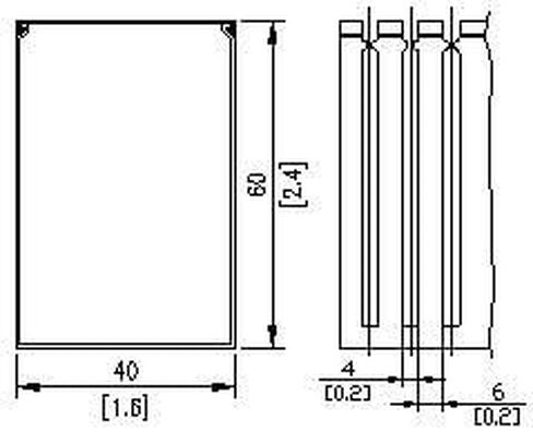 Machine-Pro Products 1 1/2 x 2-Inch Open Slot Finger Wiring Cable Raceway Duct with Cover, 2 Meter - Gray in Saudi Arabia