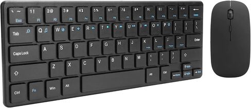 Qiilu Clavier Sans Fil Clavier Souris Sans Fil Abs 2.4G USB استقبال لوحة المفاتيح مجموعة الماوس لوحة المفاتيح اللاسلكية والماوس C لملحقات OMPuter in Saudi Arabia