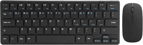 Qiilu Clavier Sans Fil Clavier Souris Sans Fil Abs 2.4G USB استقبال لوحة المفاتيح مجموعة الماوس لوحة المفاتيح اللاسلكية والماوس C لملحقات OMPuter in Saudi Arabia
