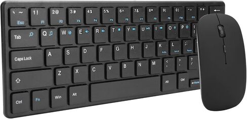 Qiilu Clavier Sans Fil Clavier Souris Sans Fil Abs 2.4G USB استقبال لوحة المفاتيح مجموعة الماوس لوحة المفاتيح اللاسلكية والماوس C لملحقات OMPuter in Saudi Arabia