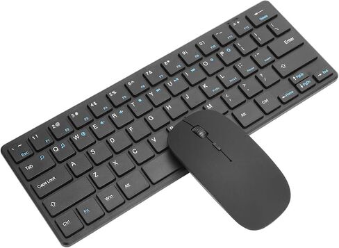 Qiilu Clavier Sans Fil Clavier Souris Sans Fil Abs 2.4G USB استقبال لوحة المفاتيح مجموعة الماوس لوحة المفاتيح اللاسلكية والماوس C لملحقات OMPuter in Saudi Arabia