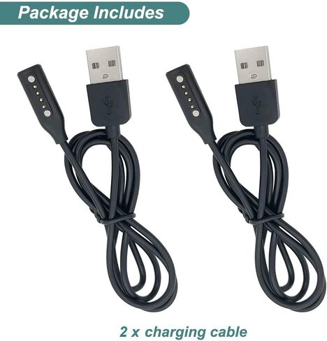 كيس سمارت شاحن لاطارات بوز التو/روندو/سوبرانو/تينور، كابل شحن USB مغناطيسي بديل لنظارات بوز فريمز الصوتية (قطعتين) in Saudi Arabia