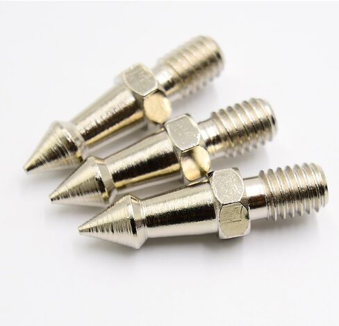 koolehaoda 3 pcs Metal Spikes 3/8" Screw Suitable for tripods monopods with 3/8" Threads. in Saudi Arabia