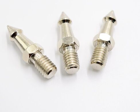 koolehaoda 3 pcs Metal Spikes 3/8" Screw Suitable for tripods monopods with 3/8" Threads. in Saudi Arabia