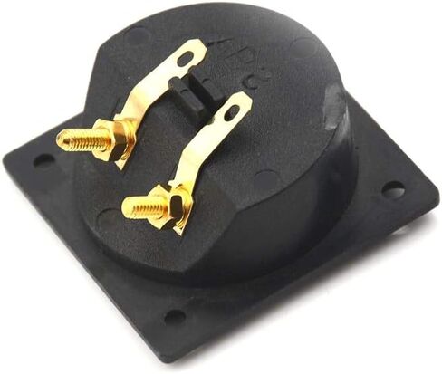 لوازم المعدات الكهربائية من Davitu - كوب زنبركي مستدير، قابس مضخم صوت للسيارة، صندوق مكبر صوت ستيريو، موصل طرفي 57 × 57 × 25 مم in Kuwait