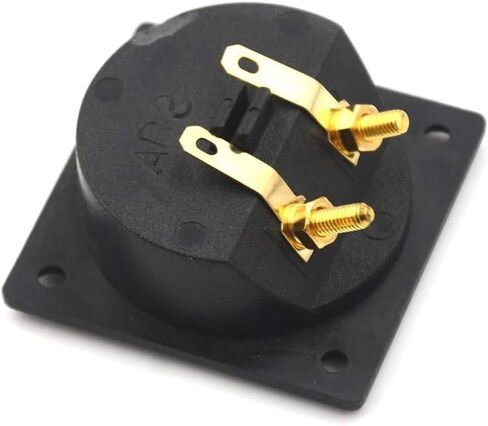 لوازم المعدات الكهربائية من Davitu - كوب زنبركي مستدير، قابس مضخم صوت للسيارة، صندوق مكبر صوت ستيريو، موصل طرفي 57 × 57 × 25 مم in Kuwait