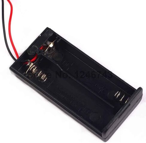 لوازم المعدات الكهربائية من Davitu - قطعة واحدة من علبة صندوق حامل البطارية 2X AA 3V مع غطاء in Kuwait