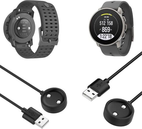 AWADUO Compatible with Suunto 9 Peak Pro Replacement USB Charing Dock Cable, USB Magnetic Charger Charging Cables Smart Watch Accessories(1m/3.3ft) in Saudi Arabia