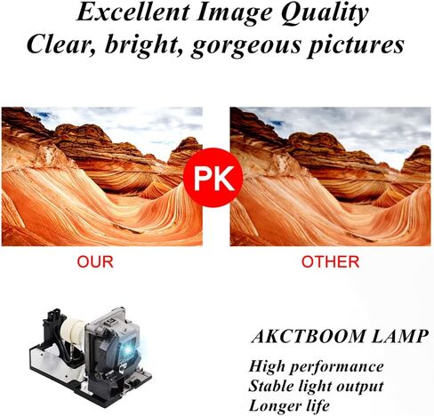 لمبة مصباح بديلة AKCTBOOM NP30LP مع مبيت لـ NEC M332XS، M333XS، M352WS، M353WS، M352WS+، M402X، M402W، M322H، M323H، M402W، M402H، M403H، M403W، M403X، NP-M403H in Kuwait