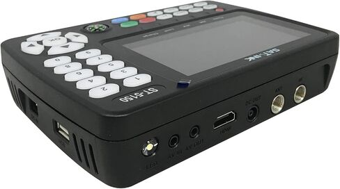 ERYUE مكتشف الأقمار الصناعية، ST-5150 DVB-S2/T2/C كومبو HD مكتشف إشارة الأقمار الصناعية الرقمية المحمولة إشارة الأقمار الصناعية مكتشف الأقمار الصناعية H.265 HEVC MPEG-4 4.3 بوصة TFT LCD الولايات المتحدة التوصيل in Kuwait