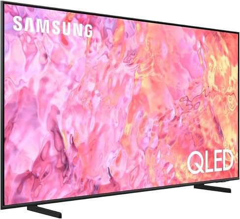 تلفزيون سامسونج QN32Q60CAFXZA 32 بوصة QLED 4K Quantum HDR الذكي مع كابل مجدول 5S-4KHD2-2.5M V-Series 2.5m Premium 4K HDR HDMI (2023) in Saudi Arabia
