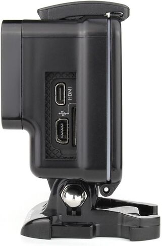 SOONSUN Blackout Side Open Skeleton Housing Case with Skeleton Backdoor for GoPro Hero 4 Black, Hero 4 Silver, Hero 3+, Hero 3 Action Cameras in Saudi Arabia