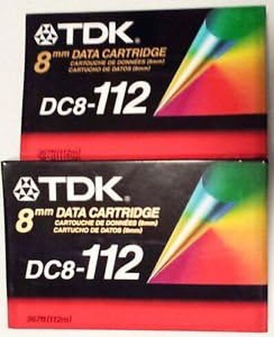 TDK DC8-112 New Sealed 8mm 2.5 GB DC8-112 Media Data Tape Cartridge (DC8112), New in Saudi Arabia